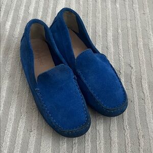 Crewcuts Kids Blue Suede Loafers